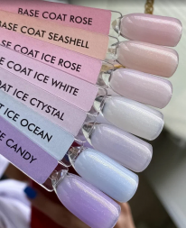 ONE NAIL   База камуфлирующая жесткая  c шиммером  Base   SEASHELL  (бутылка)   50мл