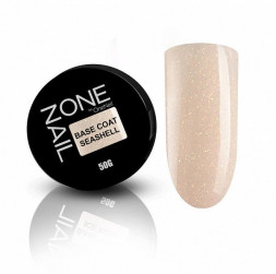 ONE NAIL   База камуфлирующая жесткая  c шиммером  Base   SEASHELL  (шайба)   50мл