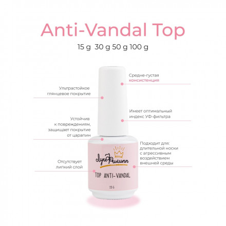 ЛУИ ФИЛИПП   Топ антивандальный без л/с  15мл  Top  ANTI-VANDAL
