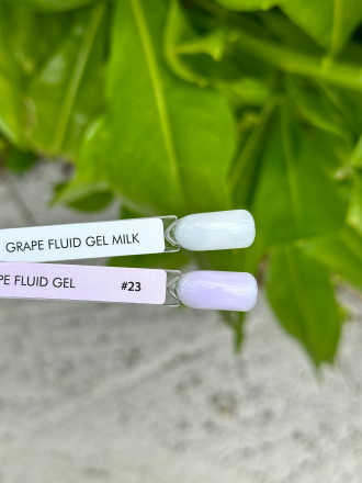 ONE NAIL &amp; GRAPE   Гель для укрепления   Fluid gel  MILK   30г     (шайба)