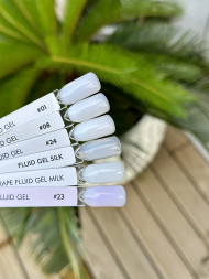 ONE NAIL &amp; GRAPE   Гель для укрепления   Fluid gel  MILK   30г     (шайба)
