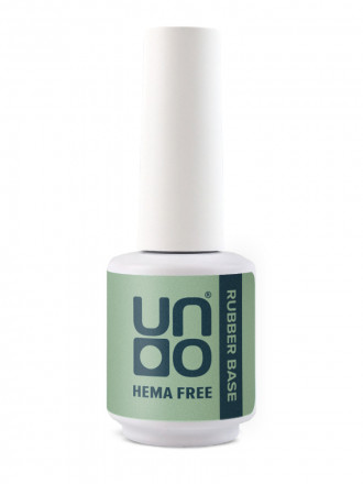 UNO   Base RUBBER HEMA FREE   15мл (16г)   База прозрачная гипоаллергенная