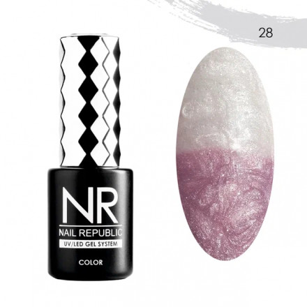 NAIL REPUBLIC   Гель-лак термо   10мл   Thermo color pearl   #028