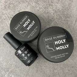 HOLY MOLLY   База прозрачная   Base   RUBBER   50мл   (шайба)